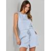 imageANRABESS Romper for Women Summer Dressy Casual 2025 Fashion Outfits Sleeveless Cute Cozy Lounge Short Jumpsuit Trendy ClothesSky Blue