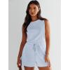 imageANRABESS Romper for Women Summer Dressy Casual 2025 Fashion Outfits Sleeveless Cute Cozy Lounge Short Jumpsuit Trendy ClothesSky Blue