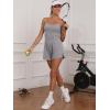 imageANRABESS Women Rompers Summer Casual Sleeveless Spaghetti Strap Jumpsuit Builtin Shorts Athletic Workout One Piece OutfitsLight Gray