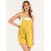 imageANRABESS Womens Summer Casual Rompers Bib Short Overalls Loose Linen Jumpsuit Beach Outfits Travel Vacation ClothesAlmond