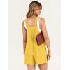 imageANRABESS Womens Summer Casual Rompers Bib Short Overalls Loose Linen Jumpsuit Beach Outfits Travel Vacation ClothesAlmond