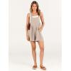 imageANRABESS Womens Summer Casual Rompers Bib Short Overalls Loose Linen Jumpsuit Beach Outfits Travel Vacation ClothesApricot
