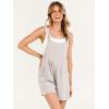 imageANRABESS Womens Summer Casual Rompers Bib Short Overalls Loose Linen Jumpsuit Beach Outfits Travel Vacation ClothesBeige