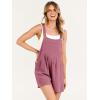 imageANRABESS Womens Summer Casual Rompers Bib Short Overalls Loose Linen Jumpsuit Beach Outfits Travel Vacation ClothesFuchsia