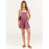 imageANRABESS Womens Summer Casual Rompers Bib Short Overalls Loose Linen Jumpsuit Beach Outfits Travel Vacation ClothesFuchsia