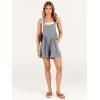imageANRABESS Womens Summer Casual Rompers Bib Short Overalls Loose Linen Jumpsuit Beach Outfits Travel Vacation ClothesGray