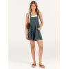 imageANRABESS Womens Summer Casual Rompers Bib Short Overalls Loose Linen Jumpsuit Beach Outfits Travel Vacation ClothesGray Blue