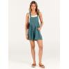 imageANRABESS Womens Summer Casual Rompers Bib Short Overalls Loose Linen Jumpsuit Beach Outfits Travel Vacation ClothesLake Blue