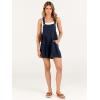 imageANRABESS Womens Summer Casual Rompers Bib Short Overalls Loose Linen Jumpsuit Beach Outfits Travel Vacation ClothesNavy Blue