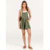 imageANRABESS Womens Summer Casual Rompers Bib Short Overalls Loose Linen Jumpsuit Beach Outfits Travel Vacation ClothesOlive