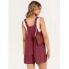 imageANRABESS Womens Summer Casual Rompers Bib Short Overalls Loose Linen Jumpsuit Beach Outfits Travel Vacation ClothesRed