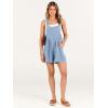 imageANRABESS Womens Summer Casual Rompers Bib Short Overalls Loose Linen Jumpsuit Beach Outfits Travel Vacation ClothesSky Blue