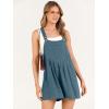 imageANRABESS Womens Summer Casual Rompers Bib Short Overalls Loose Linen Jumpsuit Beach Outfits Travel Vacation ClothesTeal