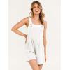 imageANRABESS Womens Summer Casual Rompers Bib Short Overalls Loose Linen Jumpsuit Beach Outfits Travel Vacation ClothesWhite