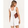 imageANRABESS Womens Summer Casual Rompers Bib Short Overalls Loose Linen Jumpsuit Beach Outfits Travel Vacation ClothesWhite