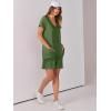 imageANRABESS Womens Summer Casual Rompers Short Sleeve V Neck Loose Fit Jumpsuit 2025 Trendy One Piece Jumps with PocketsGreen