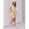 imageANRABESS Womens Summer Casual Rompers Short Sleeve V Neck Loose Fit Jumpsuit 2025 Trendy One Piece Jumps with PocketsKhaki