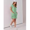 imageANRABESS Womens Summer Casual Rompers Short Sleeve V Neck Loose Fit Jumpsuit 2025 Trendy One Piece Jumps with PocketsLight Green
