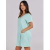 imageANRABESS Womens Summer Casual Rompers Short Sleeve V Neck Loose Fit Jumpsuit 2025 Trendy One Piece Jumps with PocketsMint Green