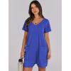 imageANRABESS Womens Summer Casual Rompers Short Sleeve V Neck Loose Fit Jumpsuit 2025 Trendy One Piece Jumps with PocketsRoyal Blue