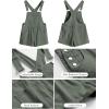 imageANRABESS Overalls for Women Denim Shorts Overalls 2025 Summer Casual Loose Fit Adjustable Rompers Jean jumpsuit Bib ShortallsArmy Green