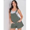 imageANRABESS Overalls for Women Denim Shorts Overalls 2025 Summer Casual Loose Fit Adjustable Rompers Jean jumpsuit Bib ShortallsArmy Green
