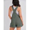 imageANRABESS Overalls for Women Denim Shorts Overalls 2025 Summer Casual Loose Fit Adjustable Rompers Jean jumpsuit Bib ShortallsArmy Green