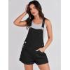imageANRABESS Overalls for Women Denim Shorts Overalls 2025 Summer Casual Loose Fit Adjustable Rompers Jean jumpsuit Bib ShortallsBlack