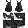 imageANRABESS Overalls for Women Denim Shorts Overalls 2025 Summer Casual Loose Fit Adjustable Rompers Jean jumpsuit Bib ShortallsBlack