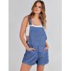 imageANRABESS Overalls for Women Denim Shorts Overalls 2025 Summer Casual Loose Fit Adjustable Rompers Jean jumpsuit Bib ShortallsBlue