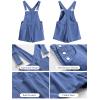imageANRABESS Overalls for Women Denim Shorts Overalls 2025 Summer Casual Loose Fit Adjustable Rompers Jean jumpsuit Bib ShortallsBlue