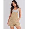 imageANRABESS Overalls for Women Denim Shorts Overalls 2025 Summer Casual Loose Fit Adjustable Rompers Jean jumpsuit Bib ShortallsKhaki