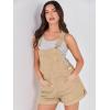imageANRABESS Overalls for Women Denim Shorts Overalls 2025 Summer Casual Loose Fit Adjustable Rompers Jean jumpsuit Bib ShortallsKhaki