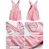 imageANRABESS Overalls for Women Denim Shorts Overalls 2025 Summer Casual Loose Fit Adjustable Rompers Jean jumpsuit Bib ShortallsPink