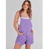 imageANRABESS Overalls for Women Denim Shorts Overalls 2025 Summer Casual Loose Fit Adjustable Rompers Jean jumpsuit Bib ShortallsPurple