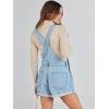 imageANRABESS Overalls for Women Denim Shorts Overalls 2025 Summer Casual Loose Fit Adjustable Rompers Jean jumpsuit Bib ShortallsWashed Azure