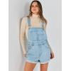imageANRABESS Overalls for Women Denim Shorts Overalls 2025 Summer Casual Loose Fit Adjustable Rompers Jean jumpsuit Bib ShortallsWashed Azure