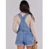 imageANRABESS Overalls for Women Denim Shorts Overalls 2025 Summer Casual Loose Fit Adjustable Rompers Jean jumpsuit Bib ShortallsWashed Blue