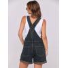 imageANRABESS Overalls for Women Denim Shorts Overalls 2025 Summer Casual Loose Fit Adjustable Rompers Jean jumpsuit Bib ShortallsWashed Deep Indigo