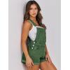 imageANRABESS Overalls for Women Denim Shorts Overalls 2025 Summer Casual Loose Fit Adjustable Rompers Jean jumpsuit Bib ShortallsWashed Green