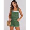 imageANRABESS Overalls for Women Denim Shorts Overalls 2025 Summer Casual Loose Fit Adjustable Rompers Jean jumpsuit Bib ShortallsWashed Green