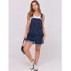 imageANRABESS Overalls for Women Denim Shorts Overalls 2025 Summer Casual Loose Fit Adjustable Rompers Jean jumpsuit Bib ShortallsWashed Nightfall Blue