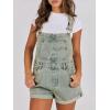 imageANRABESS Overalls for Women Denim Shorts Overalls 2025 Summer Casual Loose Fit Adjustable Rompers Jean jumpsuit Bib ShortallsWashed Retro Yellow Blue