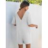 imageANRABESS Women Summer Oversized TShirt Tee Romper Casual Baggy Short Sleeve Overall Athletic Workout Jumpsuit Trendy OutfitsLight Grey