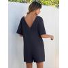 imageANRABESS Women Summer Oversized TShirt Tee Romper Casual Baggy Short Sleeve Overall Athletic Workout Jumpsuit Trendy OutfitsNavy Blue