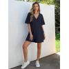 imageANRABESS Women Summer Oversized TShirt Tee Romper Casual Baggy Short Sleeve Overall Athletic Workout Jumpsuit Trendy OutfitsNavy Blue