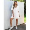 imageANRABESS Women Summer Oversized TShirt Tee Romper Casual Baggy Short Sleeve Overall Athletic Workout Jumpsuit Trendy OutfitsWhite