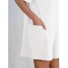 imageANRABESS Women Summer Oversized TShirt Tee Romper Casual Baggy Short Sleeve Overall Athletic Workout Jumpsuit Trendy OutfitsWhite
