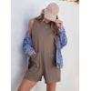 imageANRABESS Womens Romper Casual Loose Sleeveless 2025 Summer One Piece Outfit Crewneck Short Jumpsuit Overall Outfits ampamp PocketsCoffee Grey