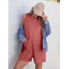 imageANRABESS Womens Romper Casual Loose Sleeveless 2025 Summer One Piece Outfit Crewneck Short Jumpsuit Overall Outfits ampamp PocketsRust